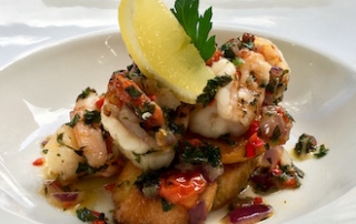 Tiger Prawn Starter Mussel Inn Restaurant Edinburgh Restaurant Glasgow