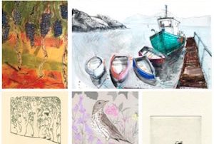 East Goes West Art Exhibition 2017-18 Mussel Inn Glasgow
