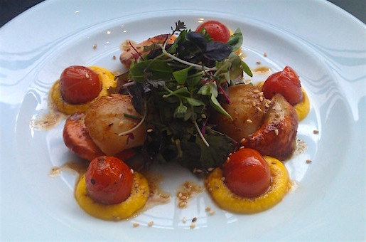 Mussel Inn seafood restaurant Edinburgh Glasgow Pan Fried King Scallops