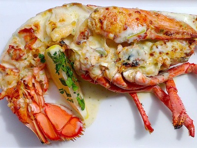 Lobster Thermidor Mussel Inn seafood restaurant Edinburgh